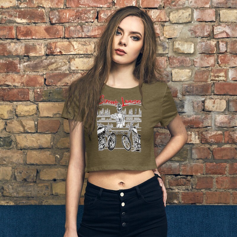 Weak Drinks Screws Loose Crop T