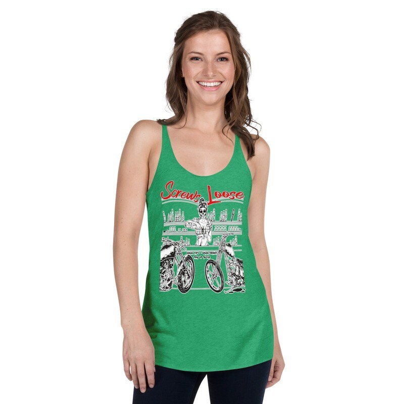 Weak Drinks Screws Loose Racerback Tank