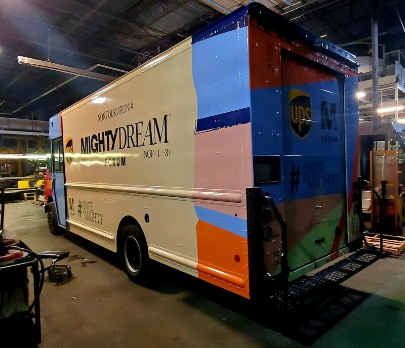 Vomela UPS Package Van Wrap Project - Phase 1