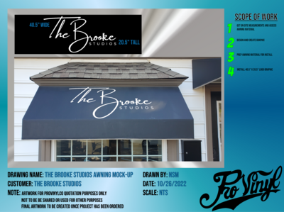 The Brooke Studios Storefront Awning Project