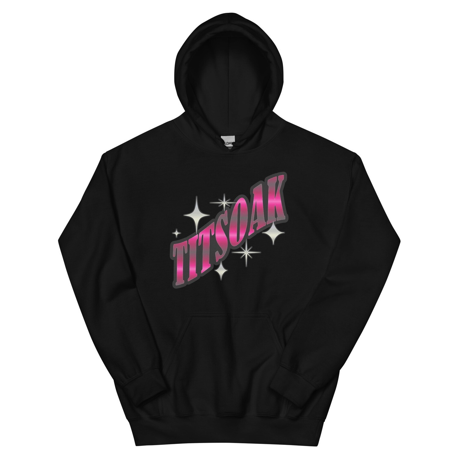 Titsoak Hoodie, Color: Black, Size: S