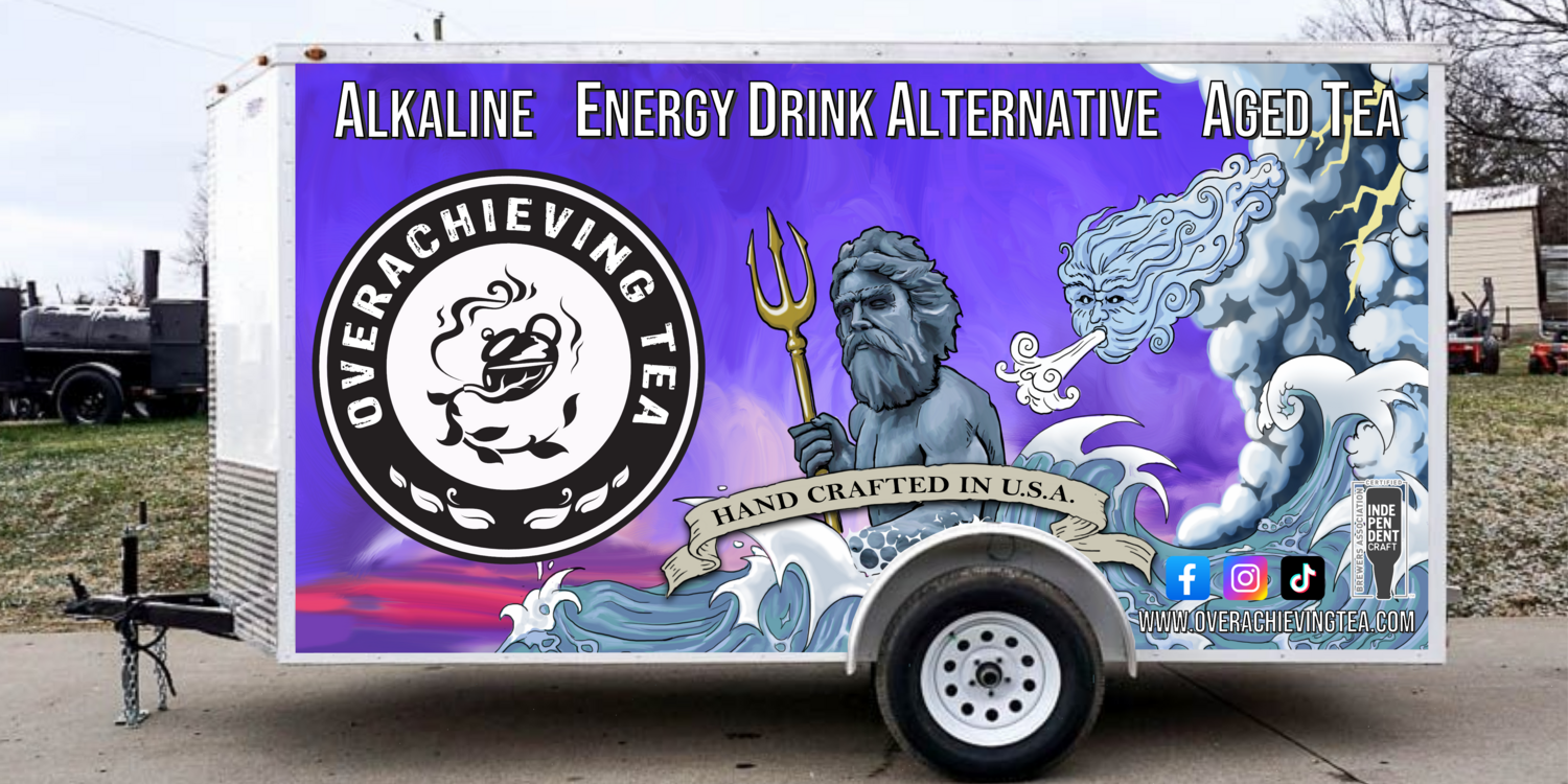 Over Achieving Tea Trailer Wrap Project