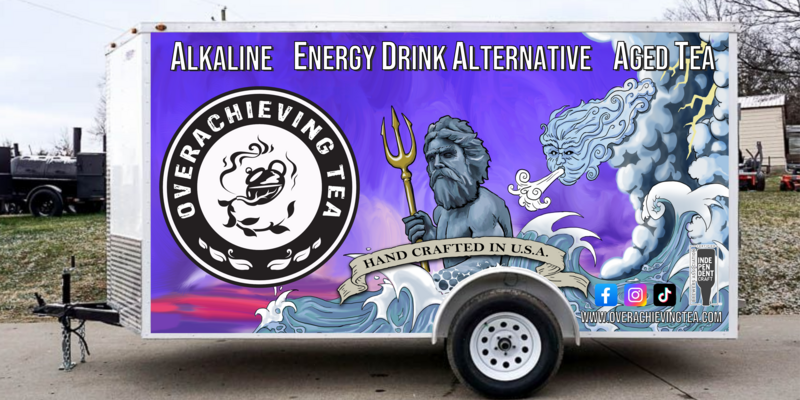 Over Achieving Tea Trailer Wrap Project