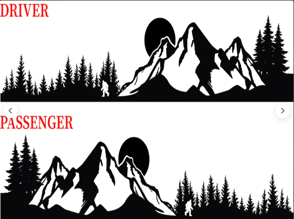 Mountain Sasquatch Premium Vinyl Decal Graphic