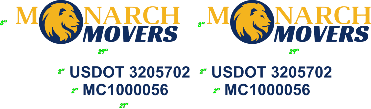 Monarch Movers DOT / Logo Package