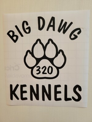 Big Dog Kennels 20 Decal Pack