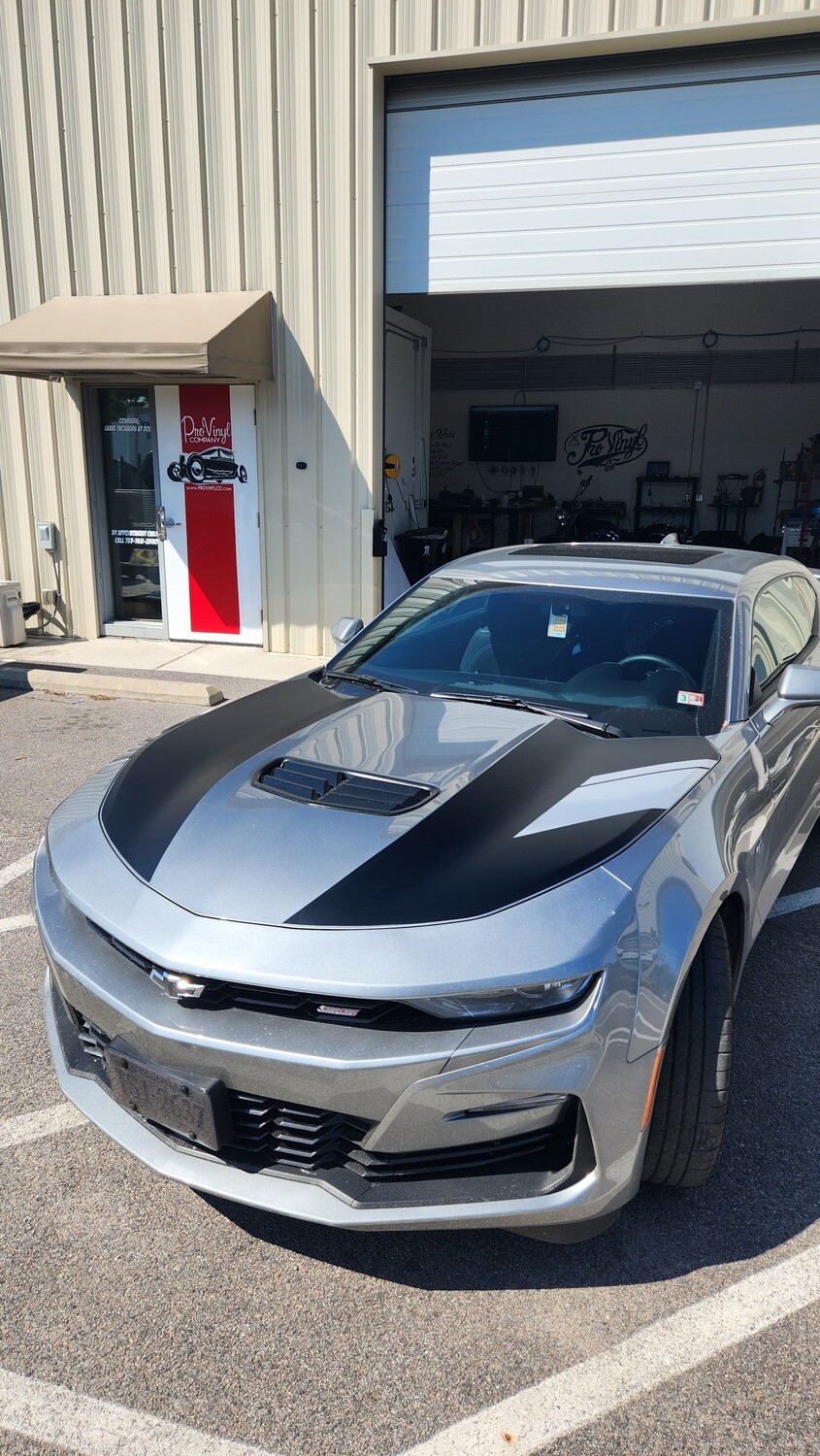 Camaro SS Hood Stripes Install