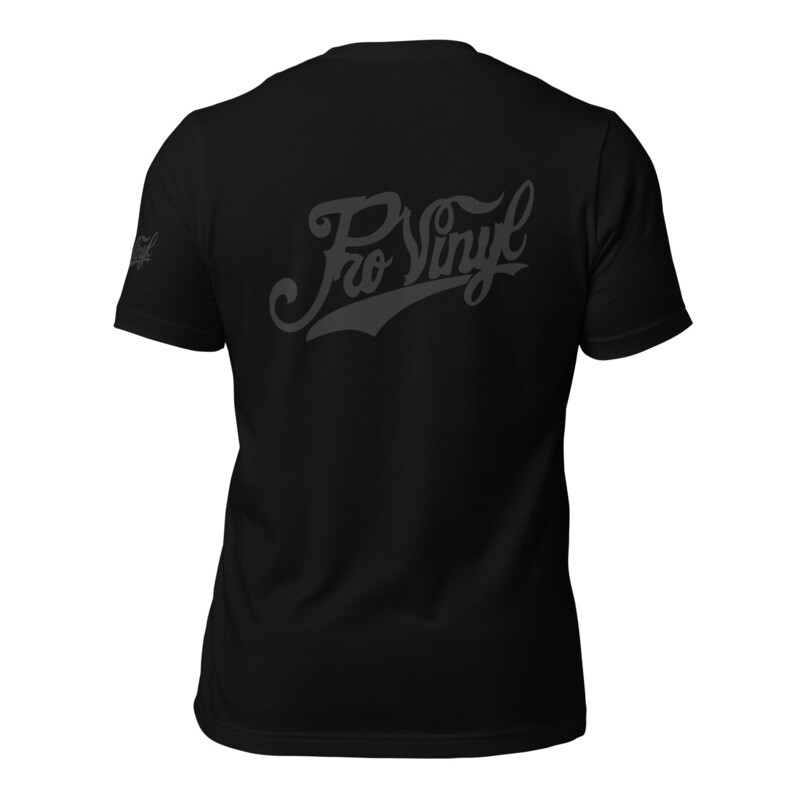 Sample Shirt - Front, Back, and Sleeve art