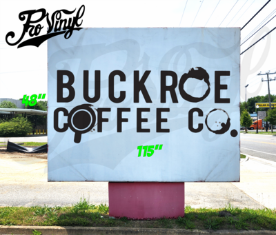 Buckroe Coffee Co. Storefront Graphics