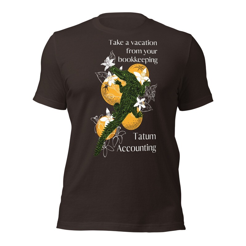 Tatum Accounting Front Art T-shirt - Bella Canvas 3001