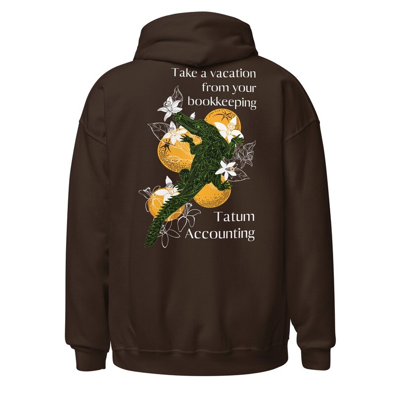 Tatum Accounting Front and Back Art Hoodie - Gildan 18500