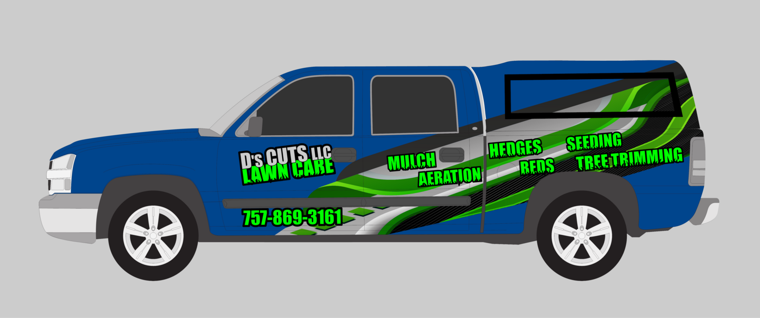 D&#39;s Cuts LLC Partial Wrap &amp; Lettering Project