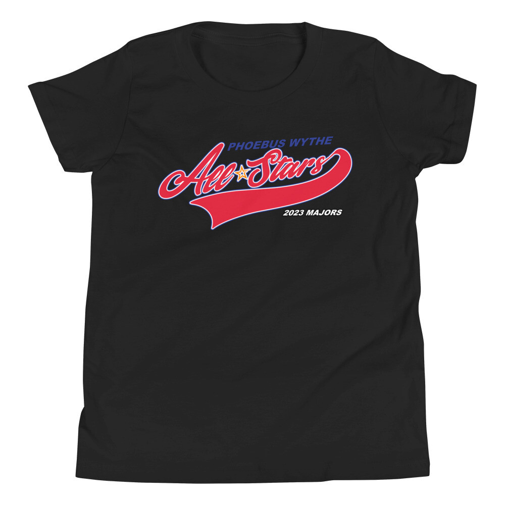 Wythe 2023 All Stars Youth Shirt, Color: Black, Size: S