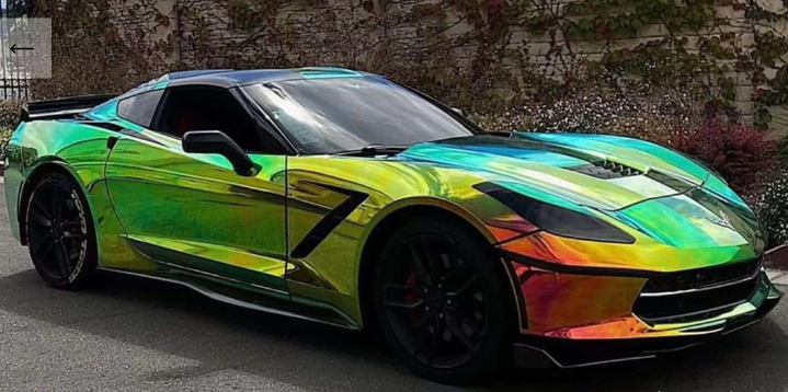 2010 Corvette TeckWrap Ammolite Gem Color Change Vinyl Wrap