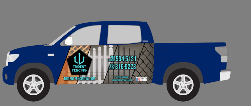 Sport Court 2008 F250 Single Cab Partial Wrap