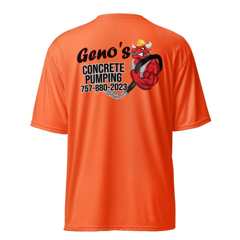 Geno's Safety Colors Performance Crew Neck T-shirt