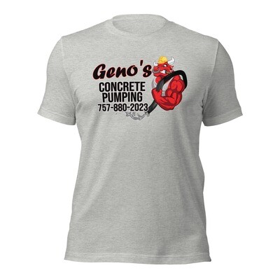 Geno&#39;s Pre-shrunk Cotton T-shirt (Front Art)