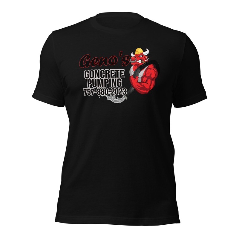 Geno's Pre-shrunk Cotton T-shirt (Front Art)