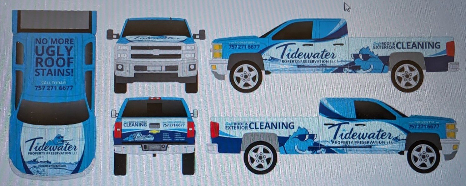 Tidewater Property Preservation Silverado Full Wrap