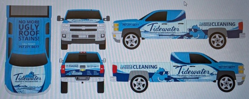 Tidewater Property Preservation Silverado Full Wrap