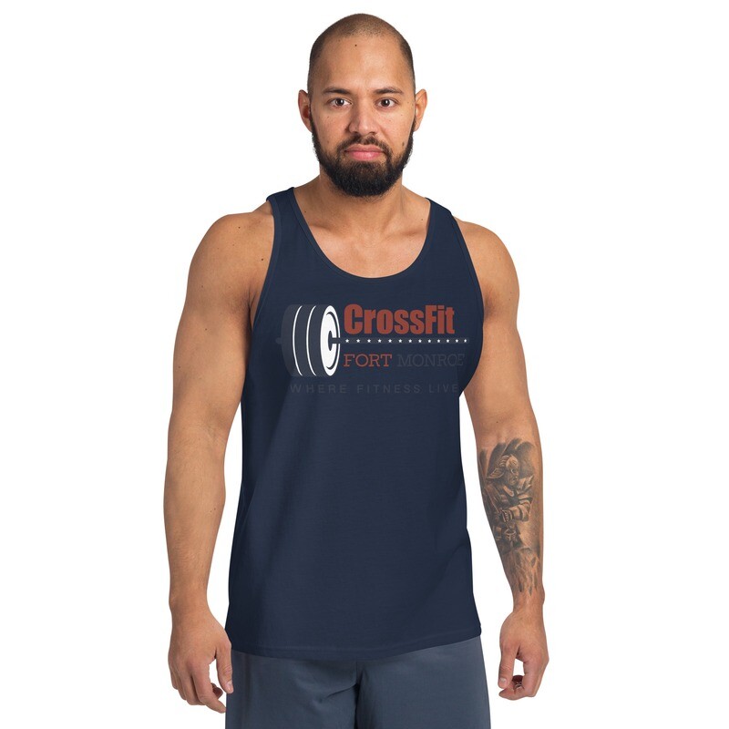 CrossFit Fort Monroe Men's Tank Top - Bella + Canvas 3480