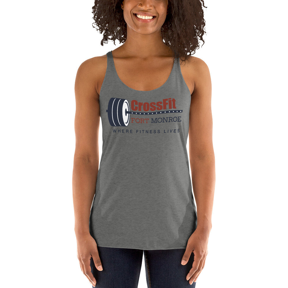 CrossFit Fort Monroe Coach Women&#39;s Racerback Tank - Next Level 6733