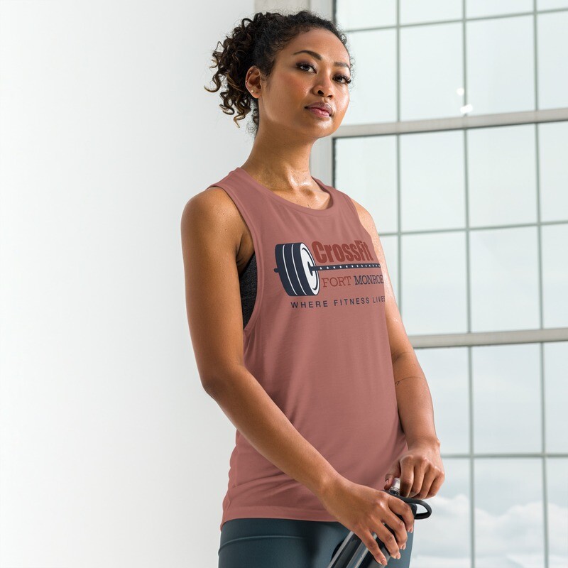 CrossFit Fort Monroe Ladies’ Muscle Tank - Bella + Canvas 8803