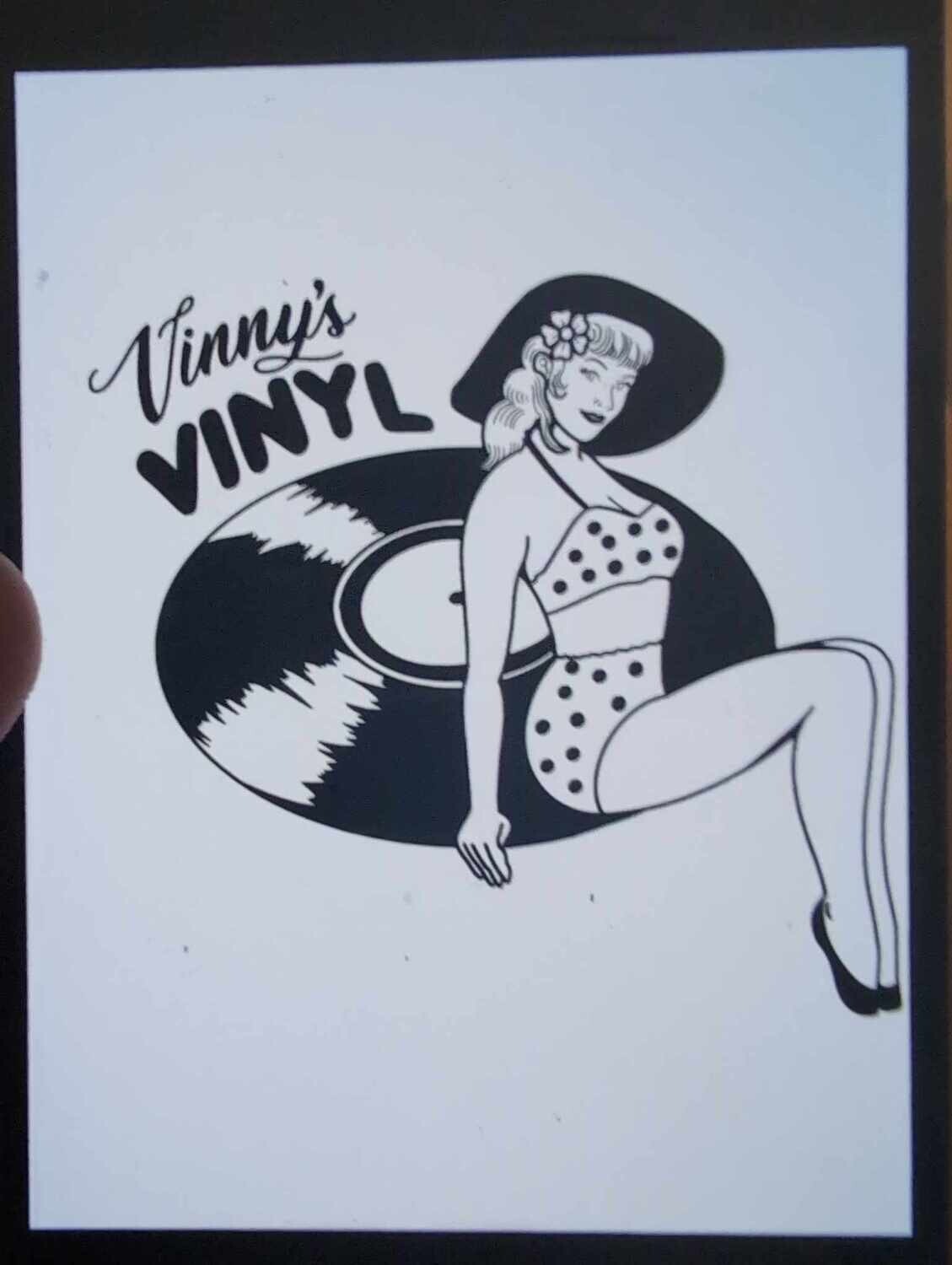 Vinny&#39;s Vinyl Storefront Roof Sign Project