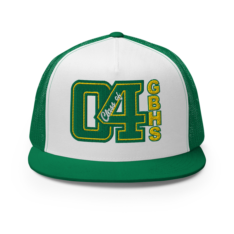 Class of '04 - 3D Embroidered Five Panel Trucker Cap | Yupoong 6006