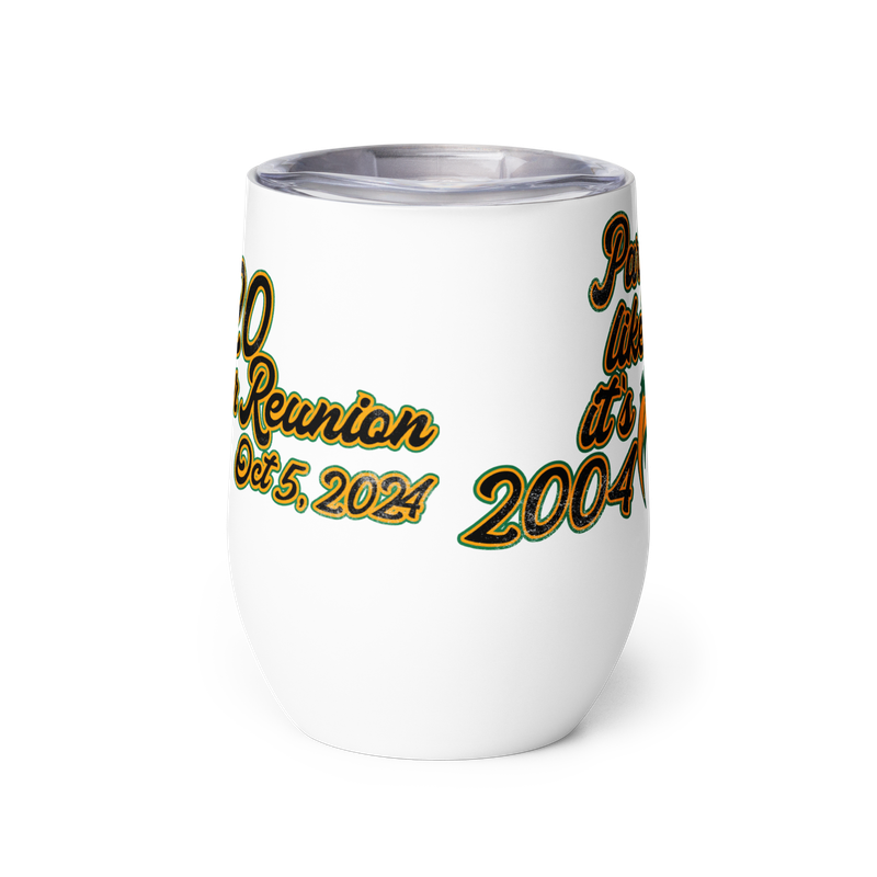 20 Years Reunion 120z Wine tumbler