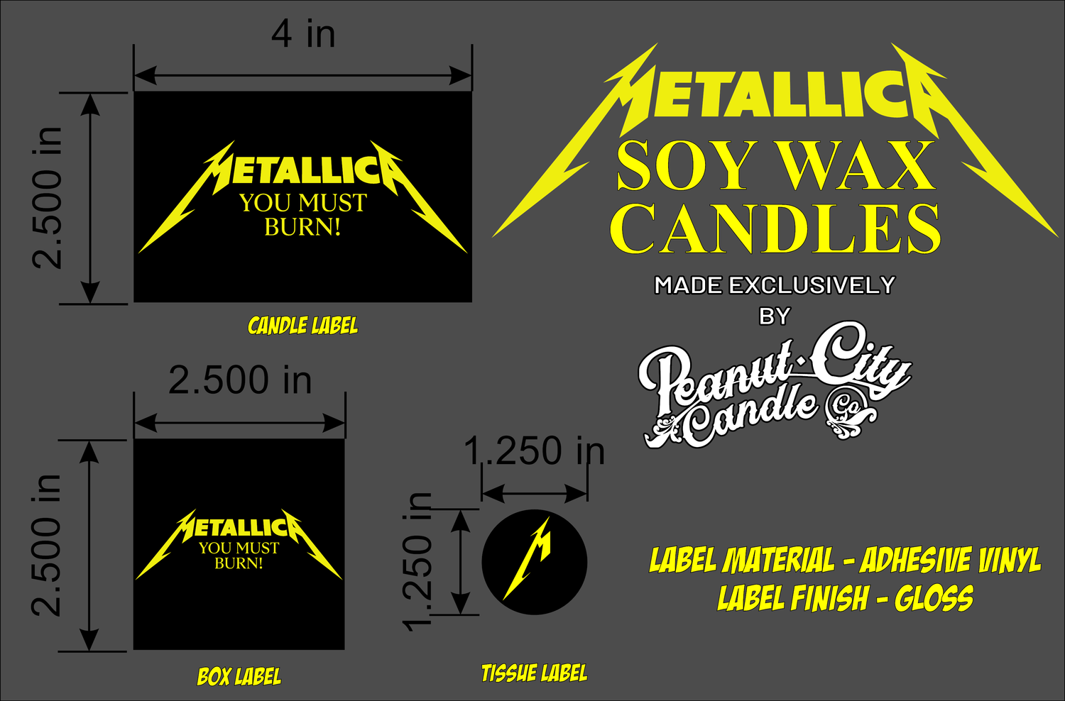 Metallica Labels