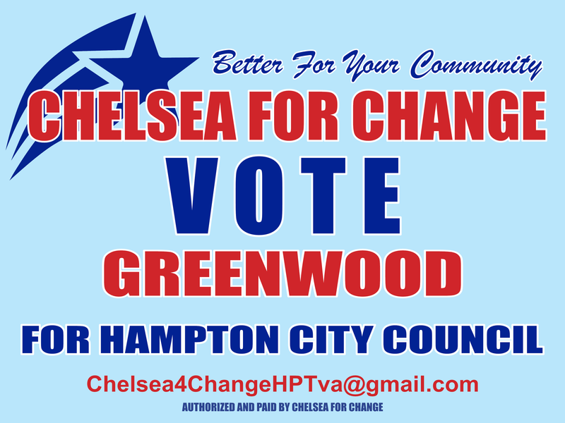 Chelsea For Change Yard Sign