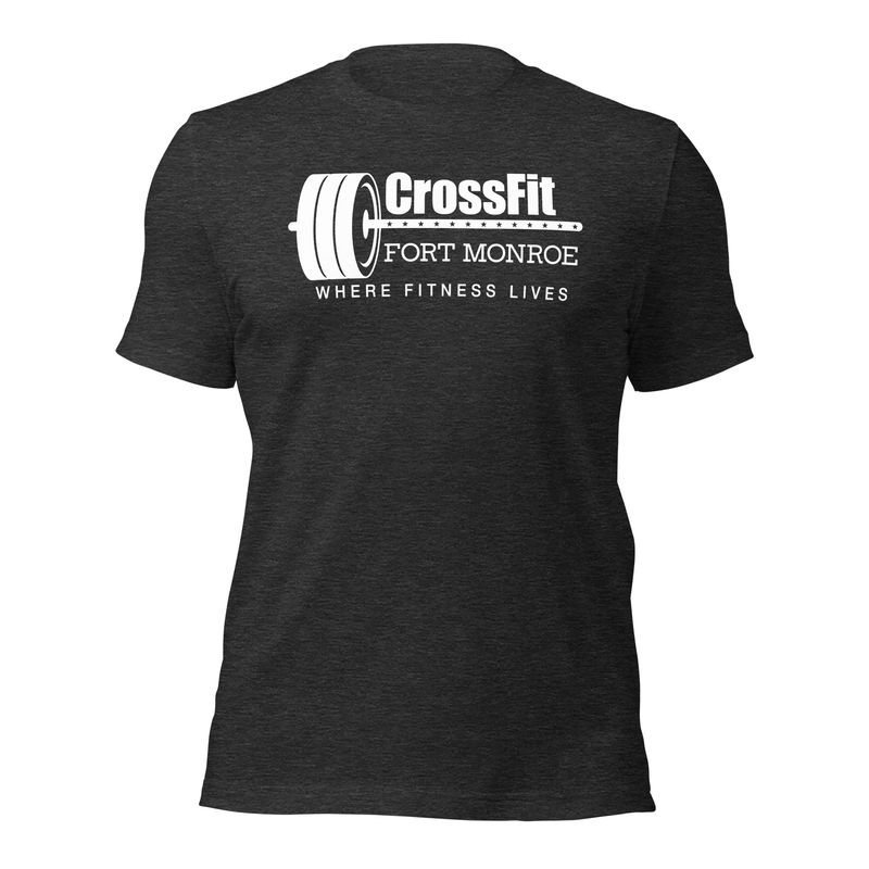 CrossFit Ft Monroe White Logo | Tee - Bella+Canvas 3001