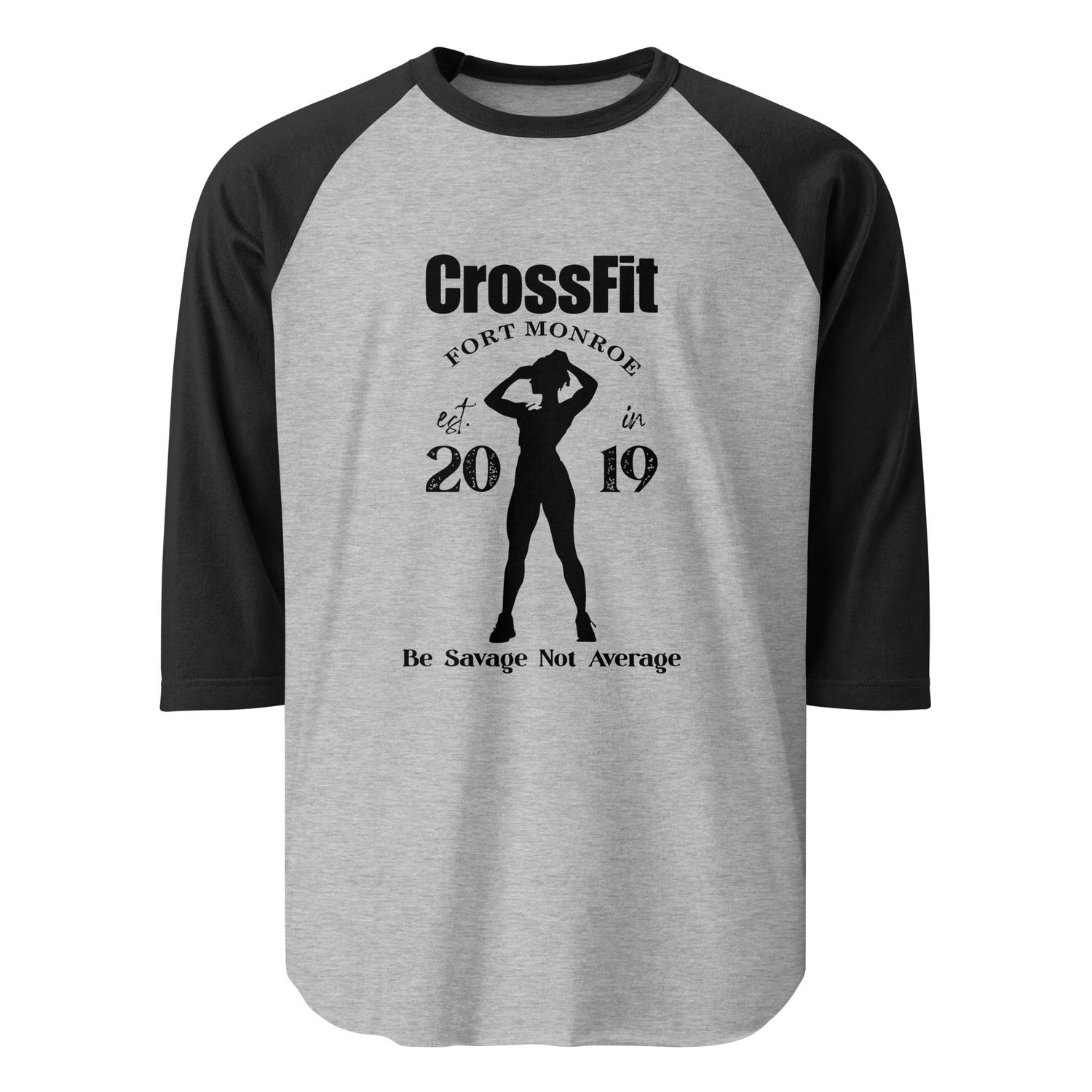 CrossFit Be Savage 3/4 Sleeve Raglan | Tultex 245