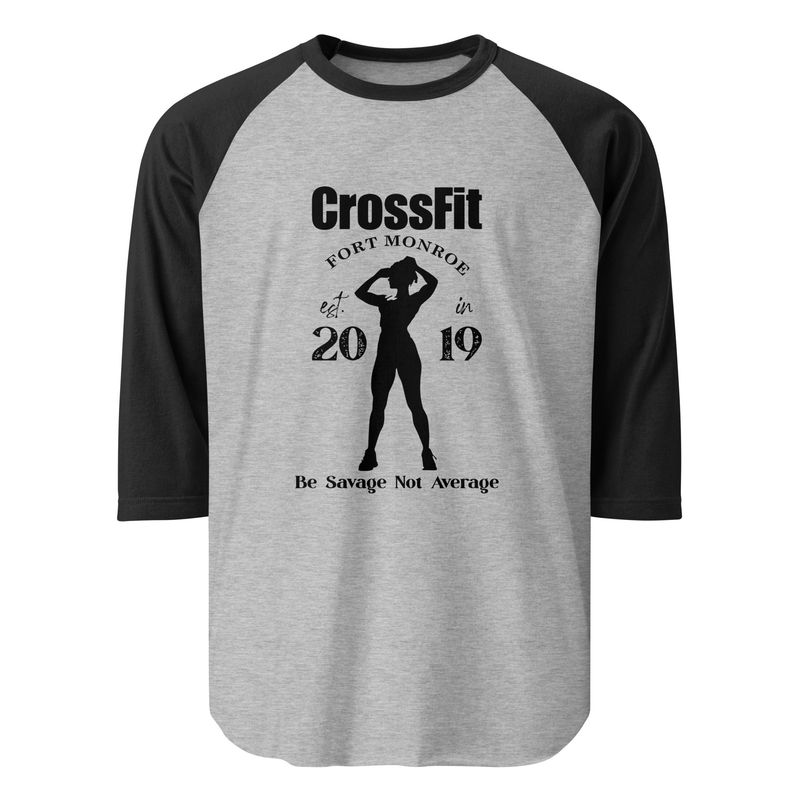 CrossFit Be Savage 3/4 Sleeve Raglan | Tultex 245