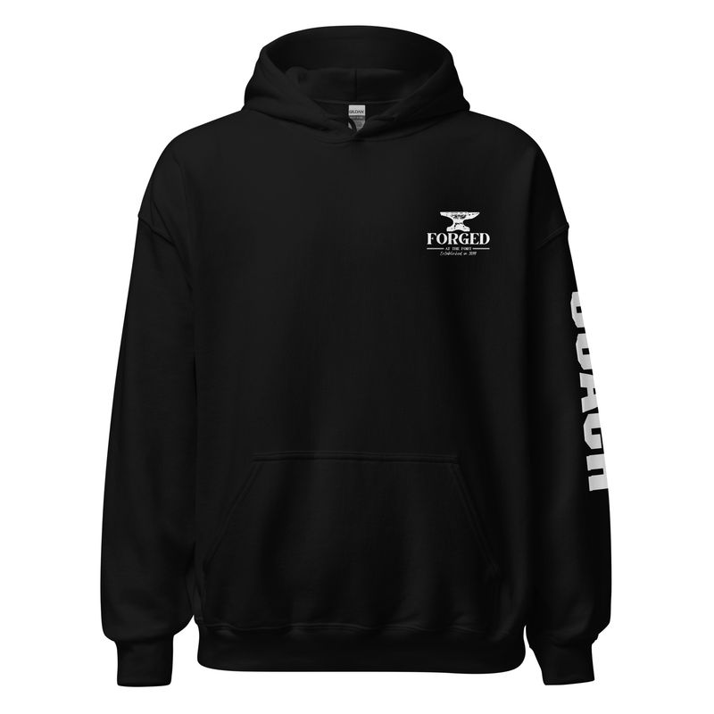 CrossFit Forged Coach Heavy Blend Hoodie | Gildan 18500