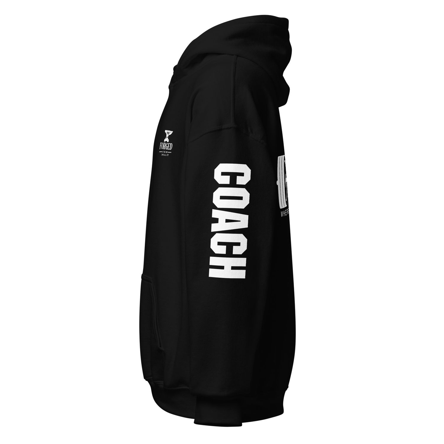 CrossFit Forged Coach Heavy Blend Hoodie | Gildan 18500