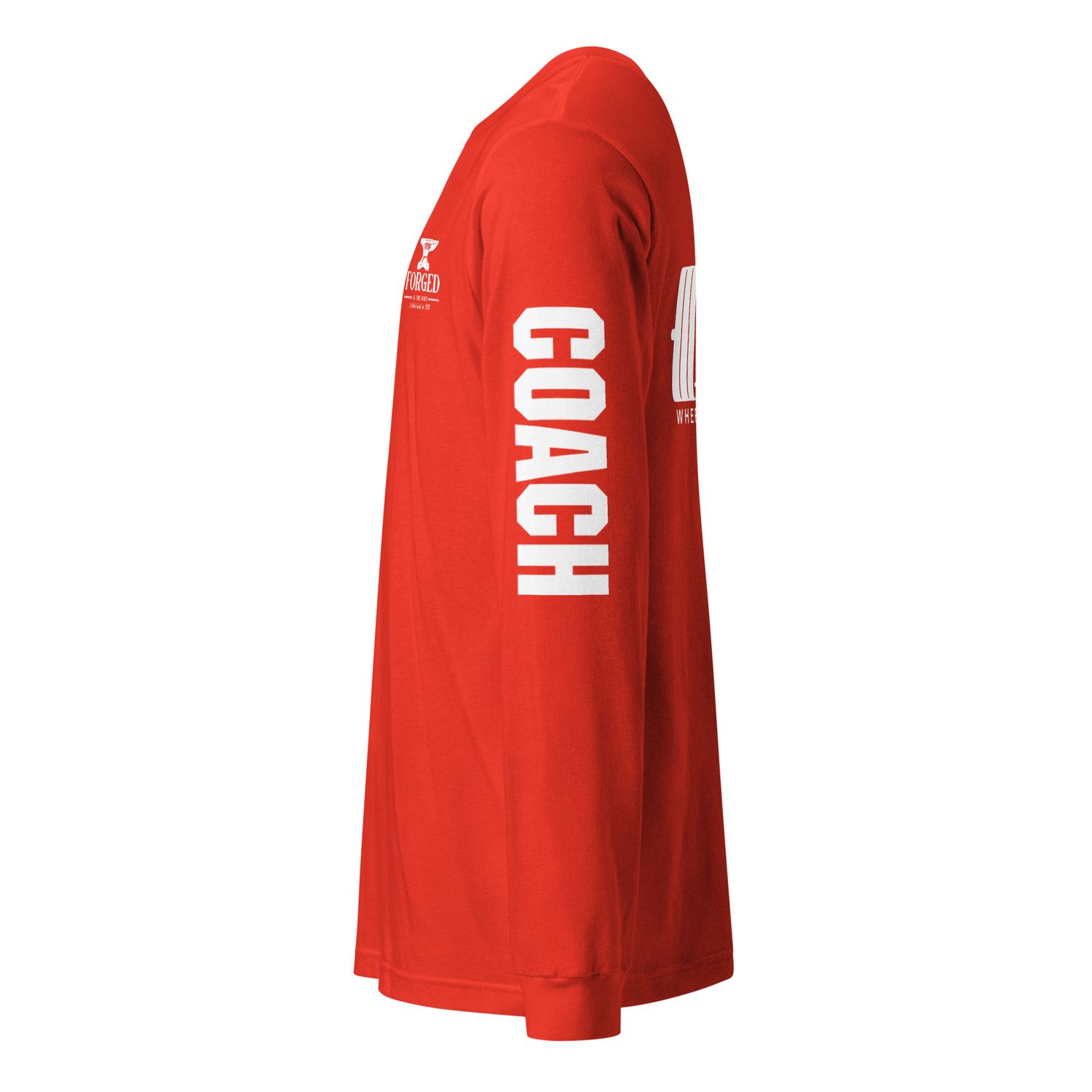 CrossFit Forged Coach Long Sleeve Tee | Bella + Canvas 3501