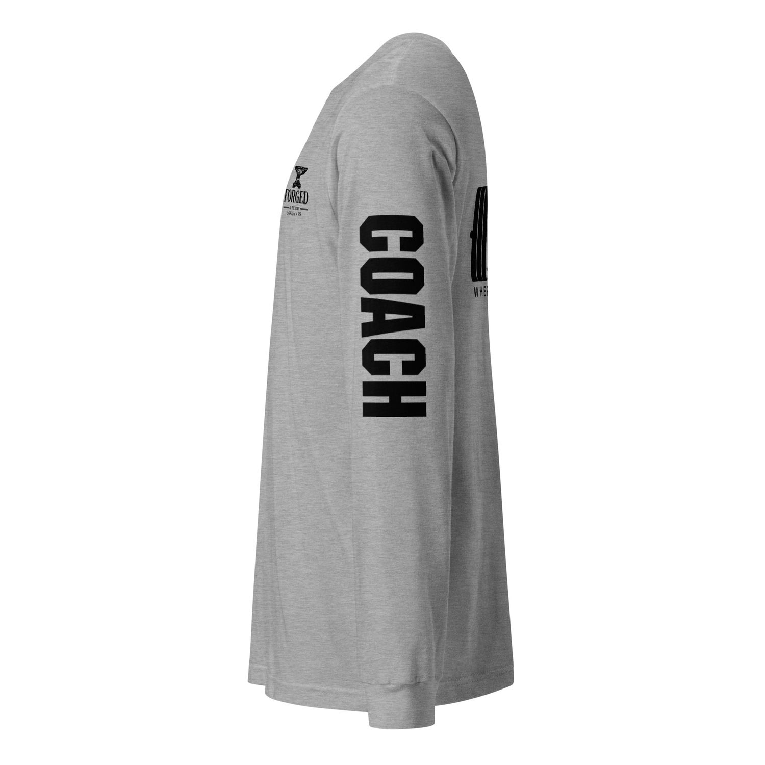 CrossFit Forged Coach Long Sleeve Tee | Bella + Canvas 3501