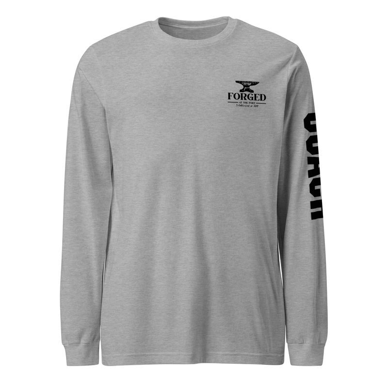 CrossFit Forged Coach Long Sleeve Tee | Bella + Canvas 3501