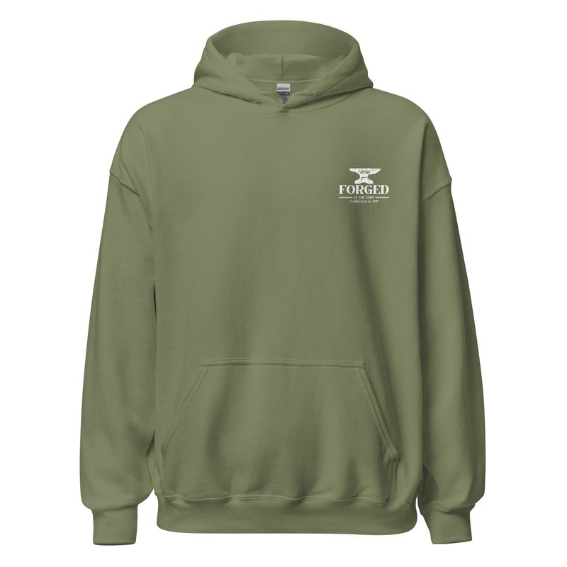 CrossFit Forged Coach Heavy Blend Hoodie | Gildan 18500