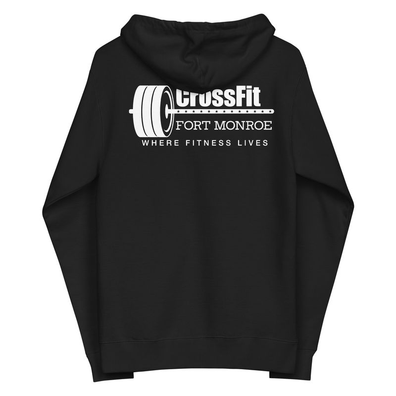 Forged at the Fort CrossFit Ft Monroe Fleece Zip Up Hoodie | Independent Trading Co. SS4500Z