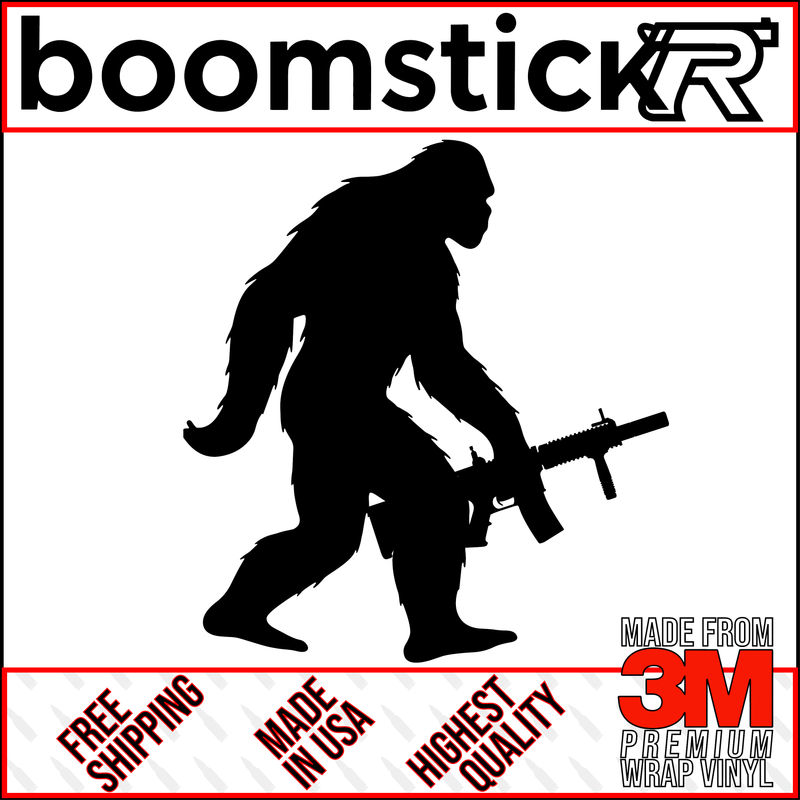 Bigfoot Sasquatch Vinyl Decal