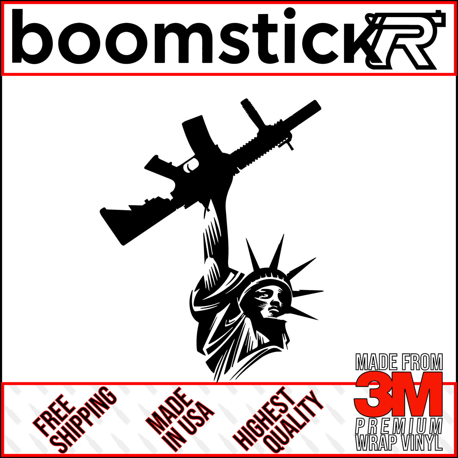 Statue of Liberty M4 AR Vinyl Decal