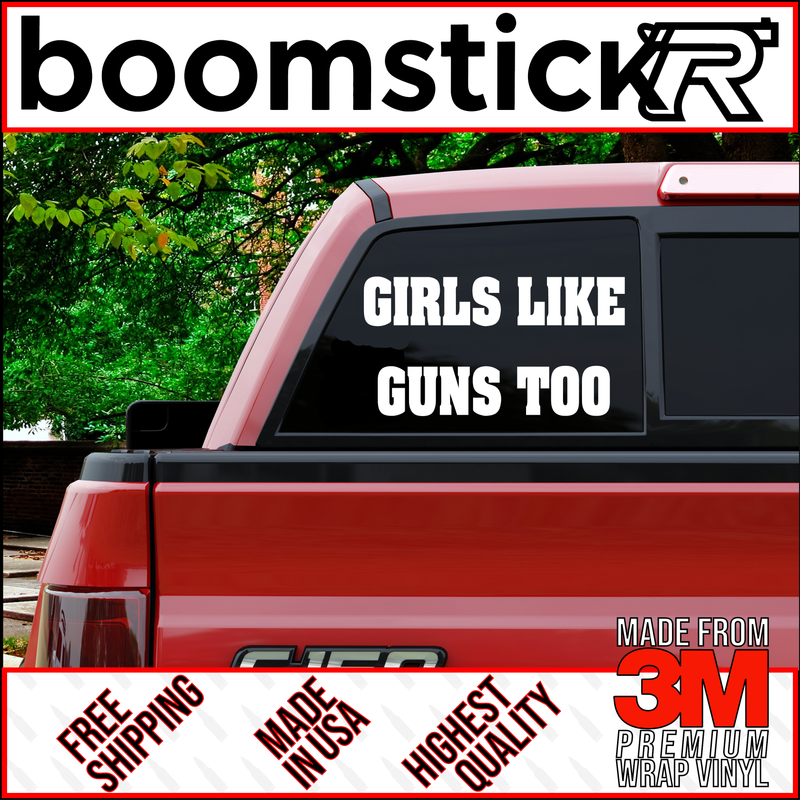 Gun Firearm Premium Vinyl Decal Sticker