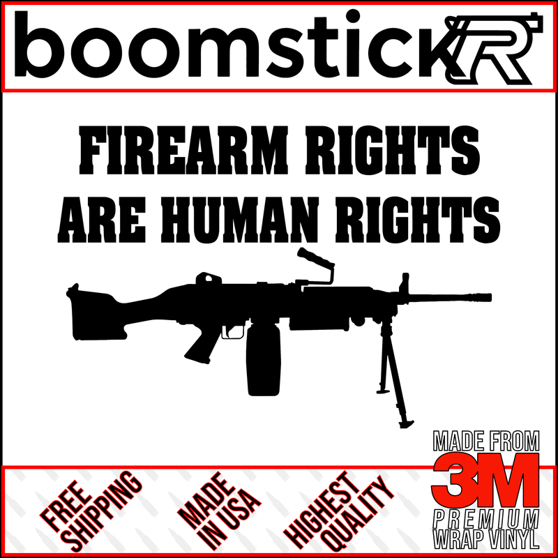 Gun Firearm Premium Vinyl Decal Sticker