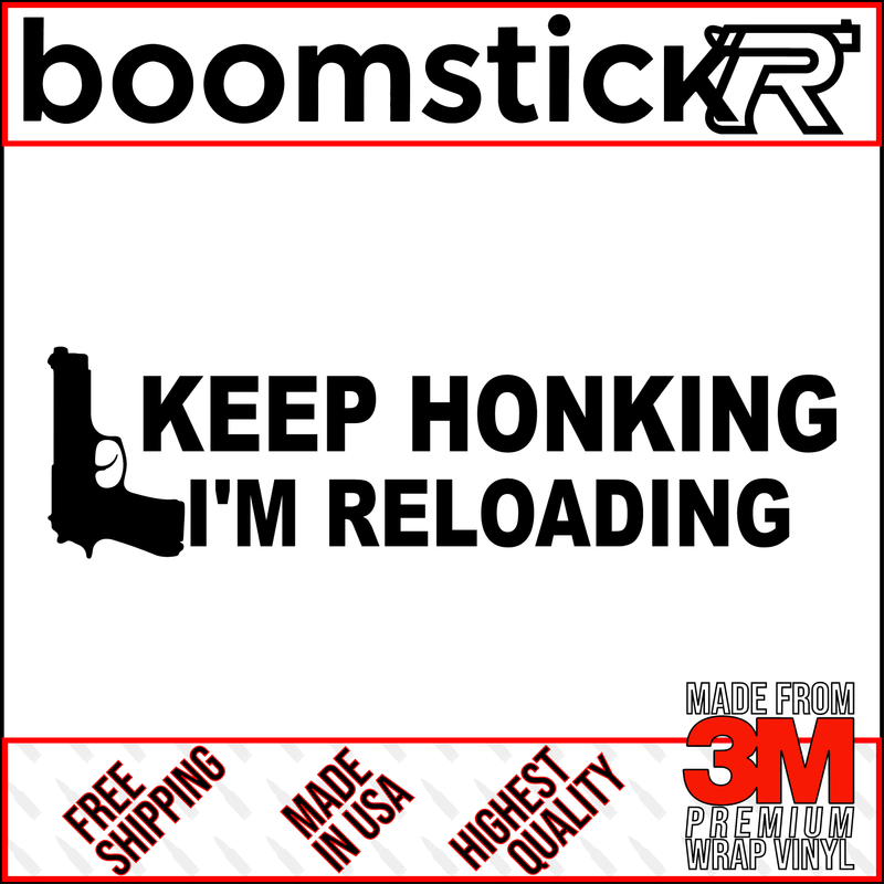 Gun Firearm Premium Vinyl Decal Sticker