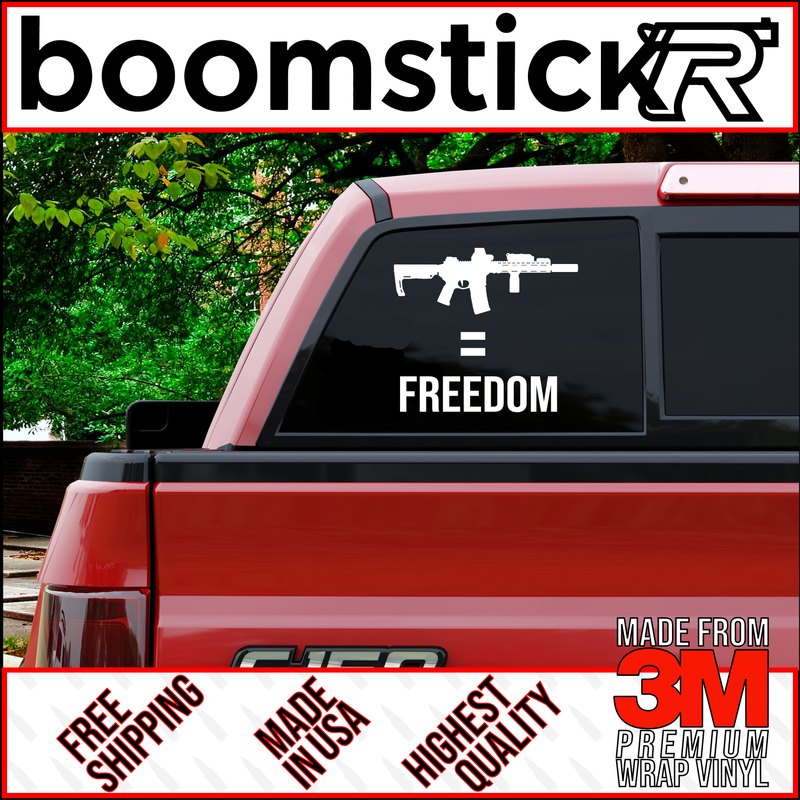 M4=Freedom Premium Vinyl Decal Sticker