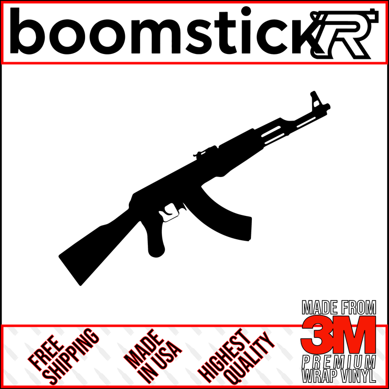 AK-47 Premium Vinyl Decal Sticker