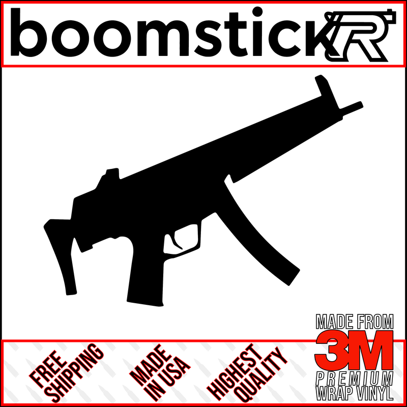MP5 Premium Vinyl Decal Sticker